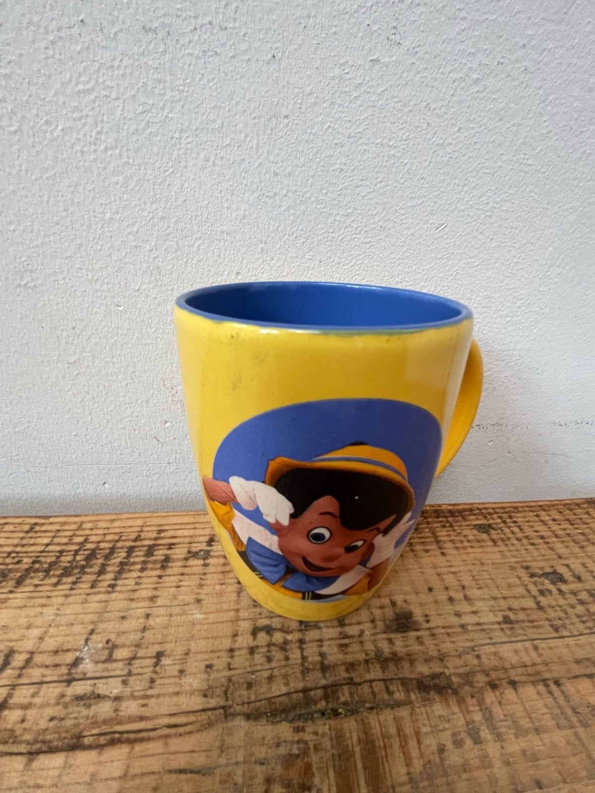 Vintage Esso mok met Pinokkio, Verzamelen, Ophalen of Verzenden, Gebruikt