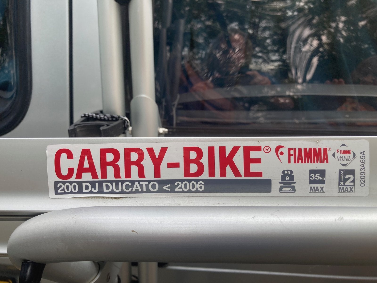 Foto 6 van Fietsendrager Fiamma voor Fiat Ducato voor 2006 zgan