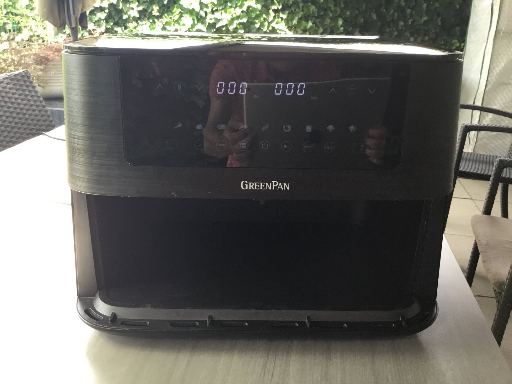 Airfryer greenpan bistro [ zonder de 2 pannen], Witgoed en Apparatuur, Airfryers, Ophalen of Verzenden, Zo goed als nieuw, Airfryer