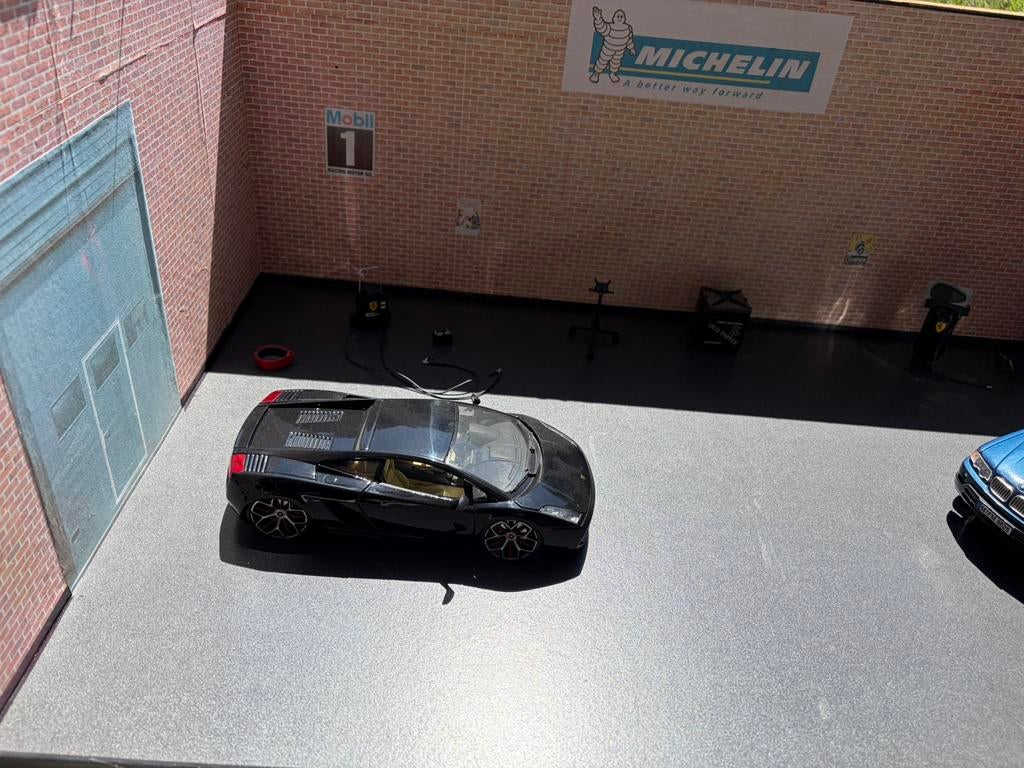 Garage diorama 1:18, Hobby en Vrije tijd, Ophalen, Zo goed als nieuw, Overige merken