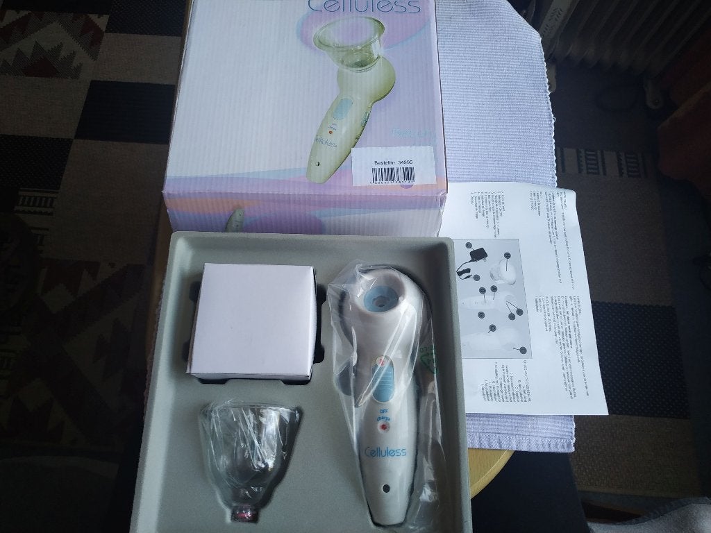 Elektrische vacuüm massageapparaat, Ophalen of Verzenden, Nieuw, Apparaat
