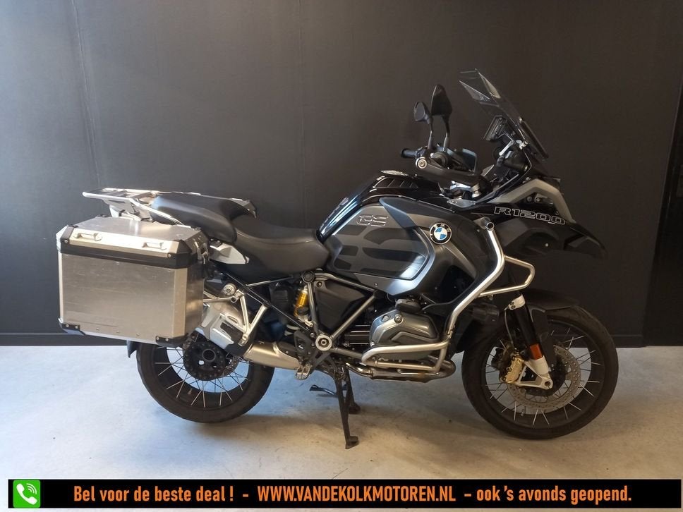 BMW R 1200 GS ADVENTURE TRIPLE BLACK (bj 2018) Zeer compleet, Bedrijf, Meer dan 35 kW, Overig, 1200 cc