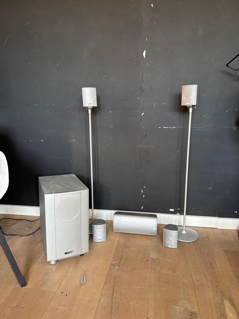Canton Movie CD 101 Home Cinema Set met Subwoofer, Gebruikt, Complete surroundset, 120 watt of meer, Ophalen