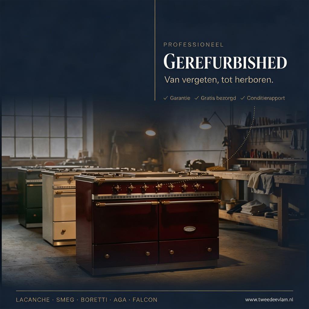 Gerestaureerde Luxe Fornuizen | Garantie & Gratis Bezorgd, Verzenden, 60 cm of meer, 4 kookzones, Zo goed als nieuw