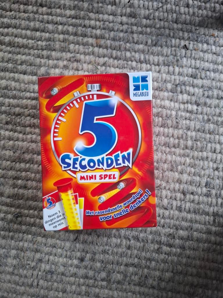 5 seconden mini spel, Hobby en Vrije tijd, Ophalen of Verzenden