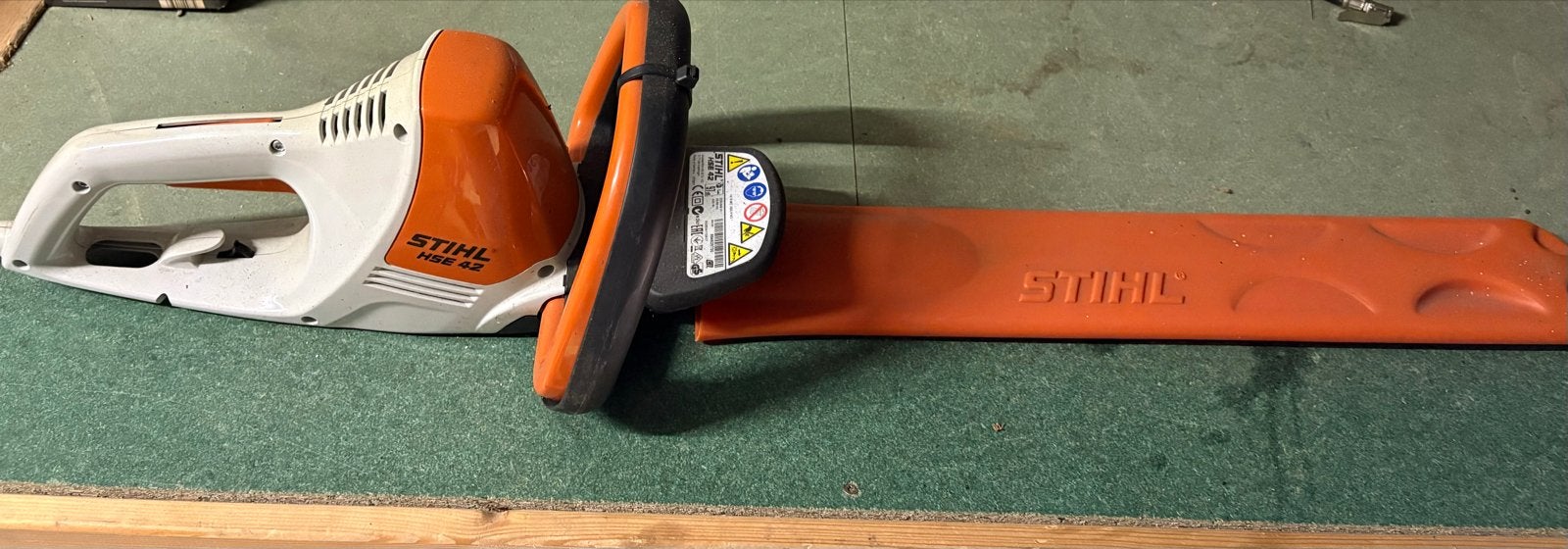Stihl HSE 42 elektrische heggenschaar - Gebruikt, prima staa, Ophalen of Verzenden, Gebruikt, Elektrisch