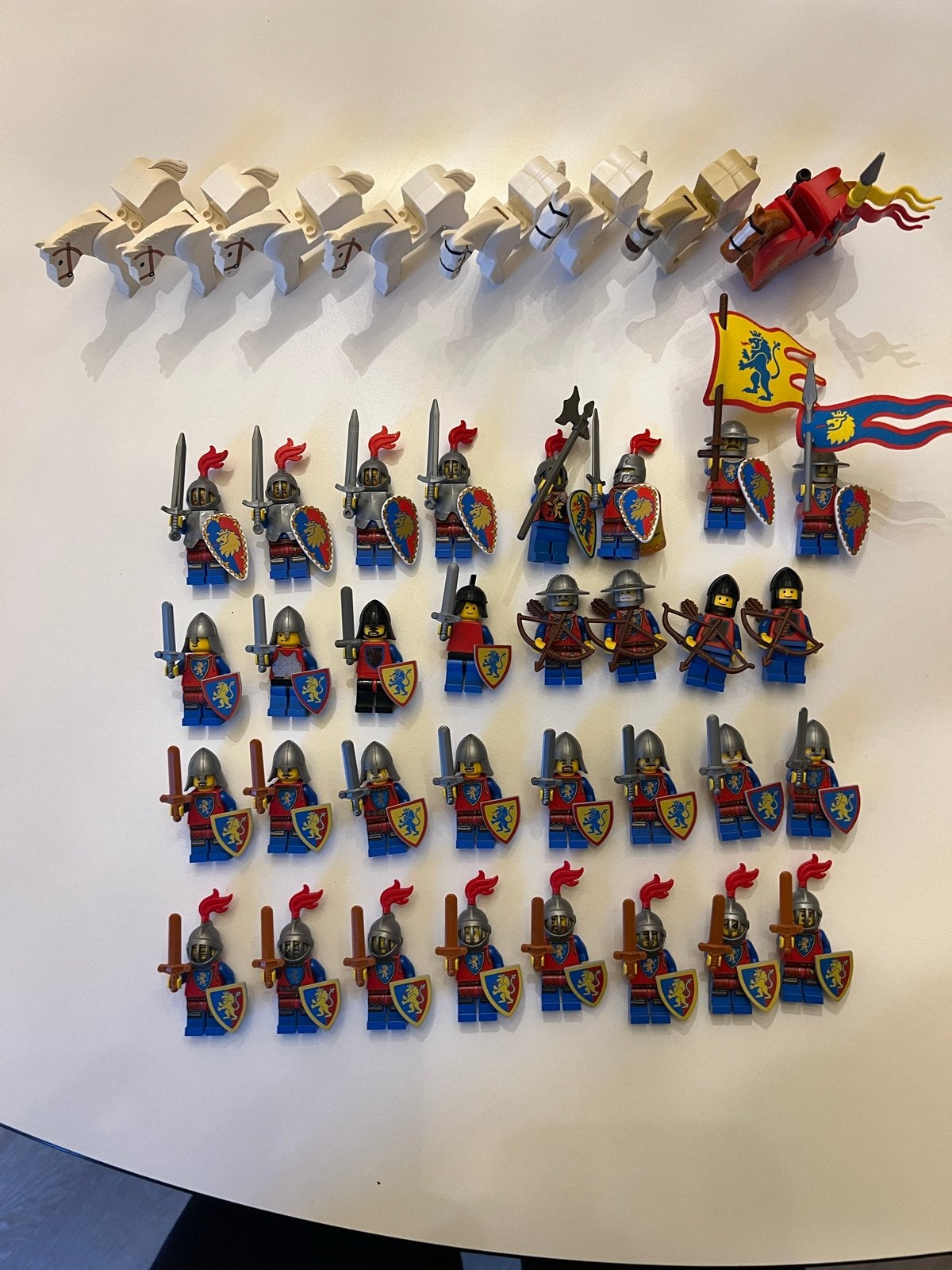 Lego ridder leger, zwaardvechters. 32 minifiguren, Ophalen of Verzenden, Gebruikt, Overige merken