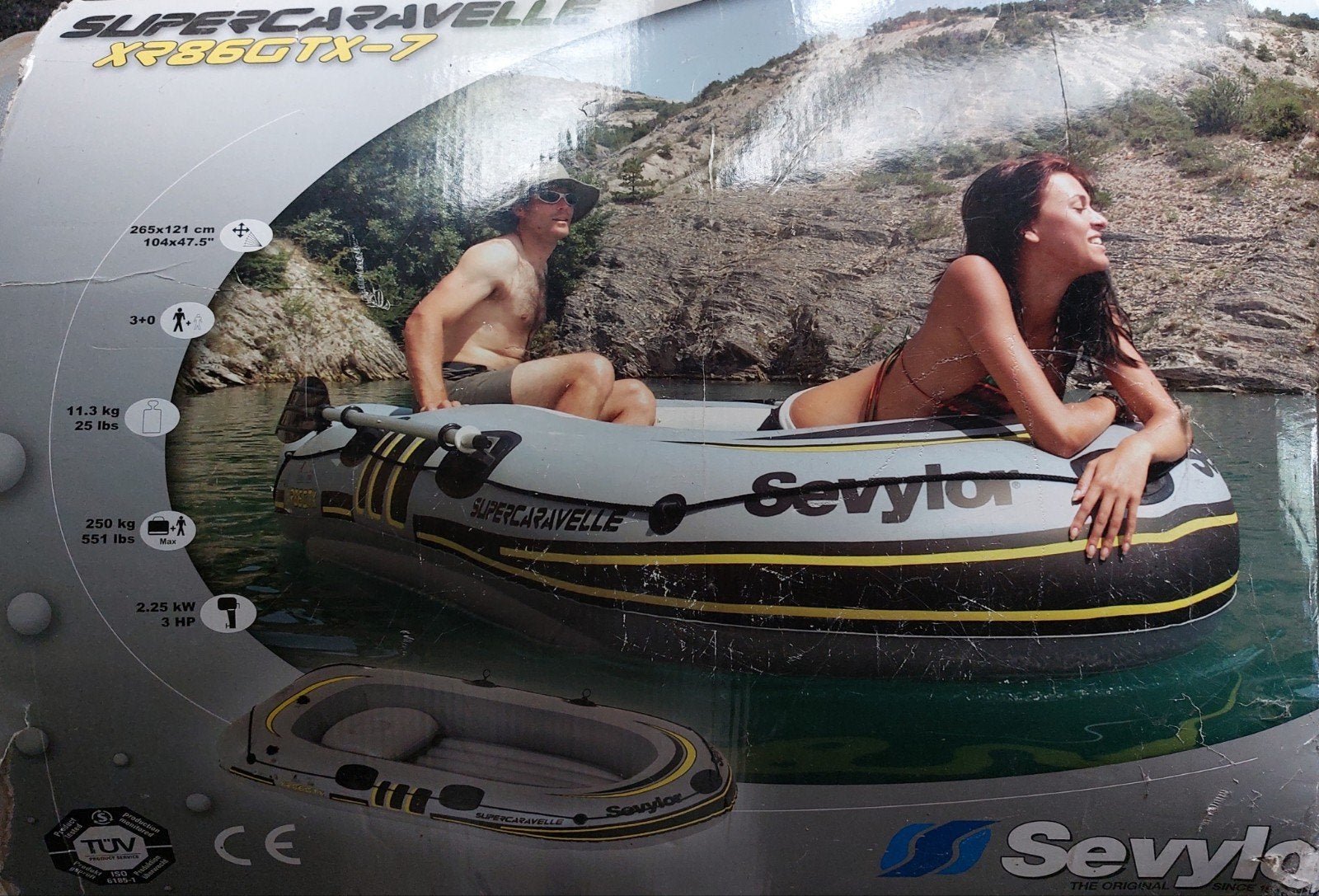 Boot sevylor, Ophalen of Verzenden, Zo goed als nieuw, Motor en Techniek, Motorboot