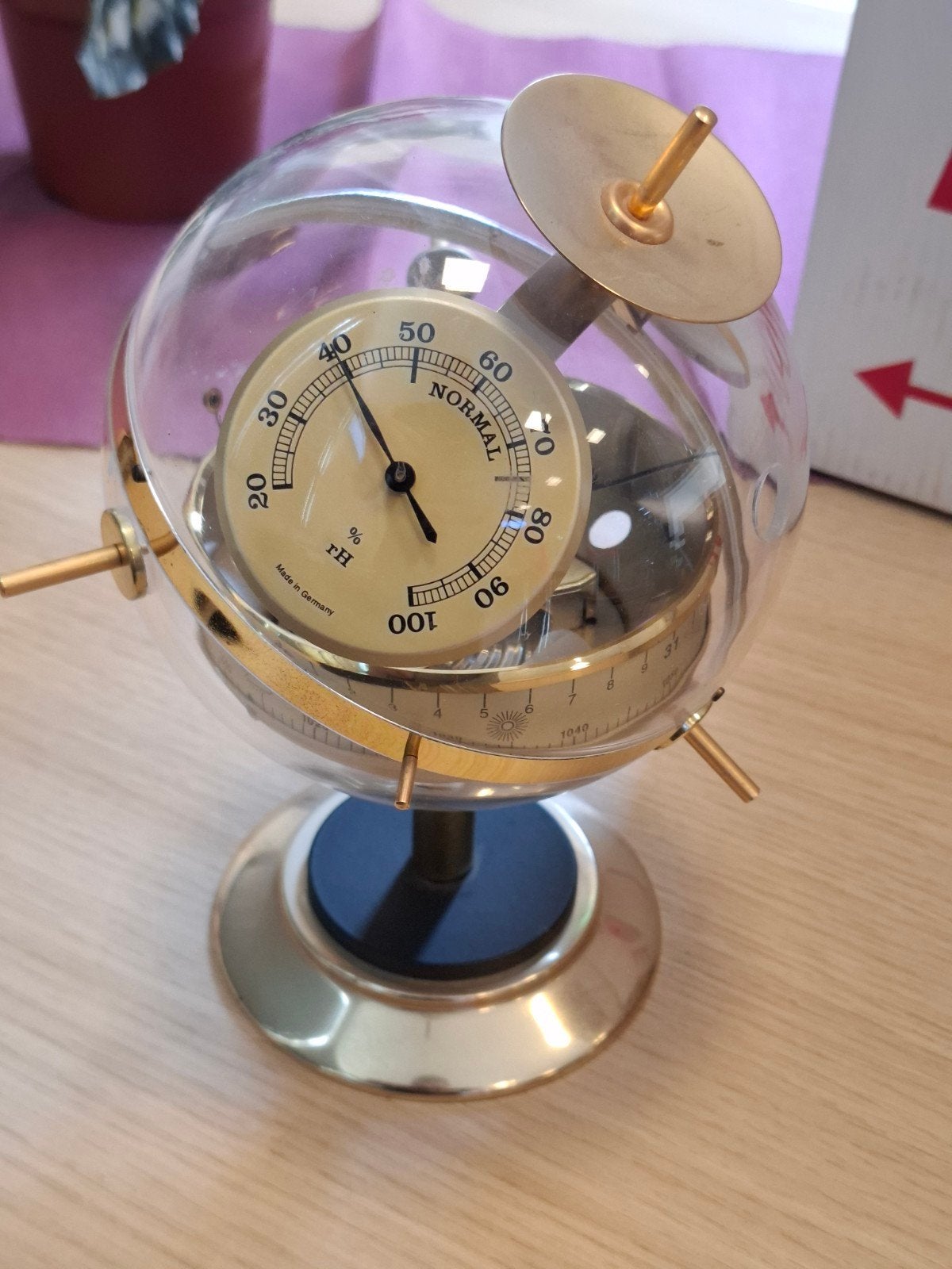 TFA Weerstation Barometer Thermometer Hygrometer Globe, Audio, Tv en Foto, Weerstations en Barometers, Info@tfa-dostmann.de, Ophalen of Verzenden