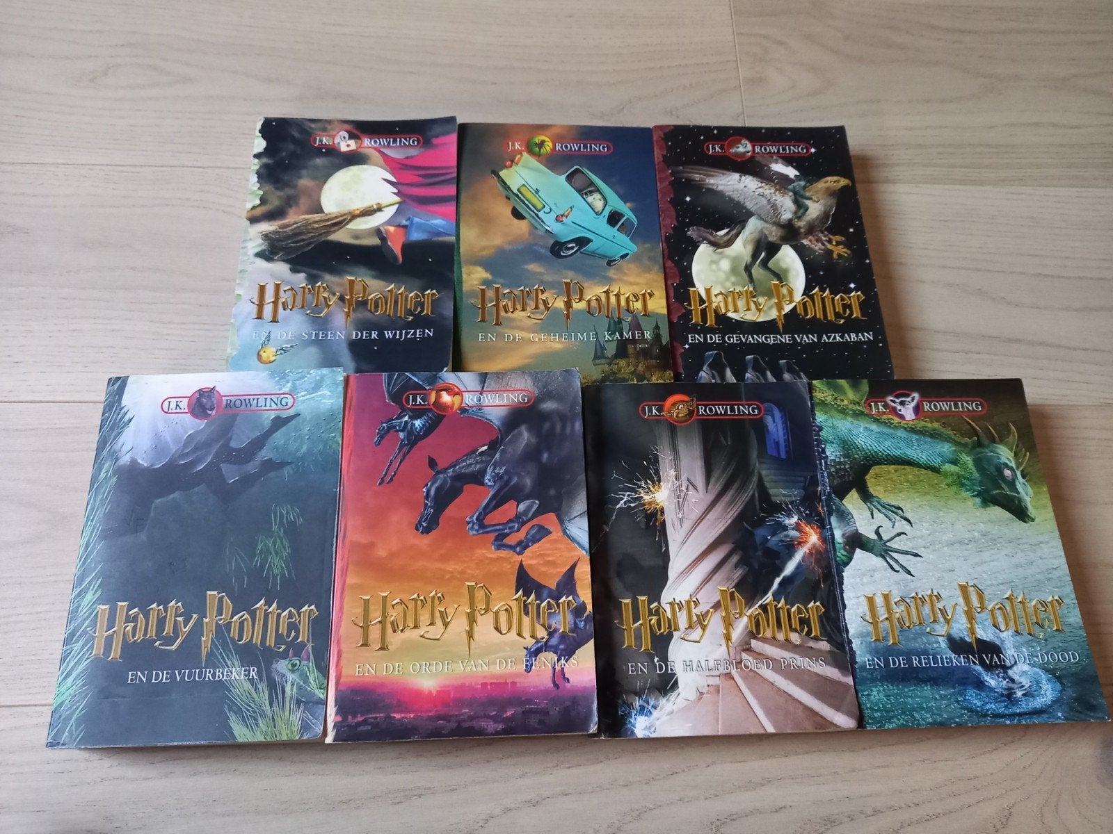 Harry Potter boeken alle delen, Ophalen of Verzenden, Zo goed als nieuw