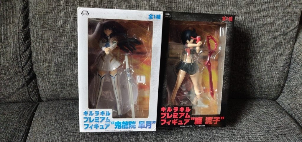 Kill La Kill - Ryuko & Satsuki PVC statue (Original), Verzenden, Zo goed als nieuw