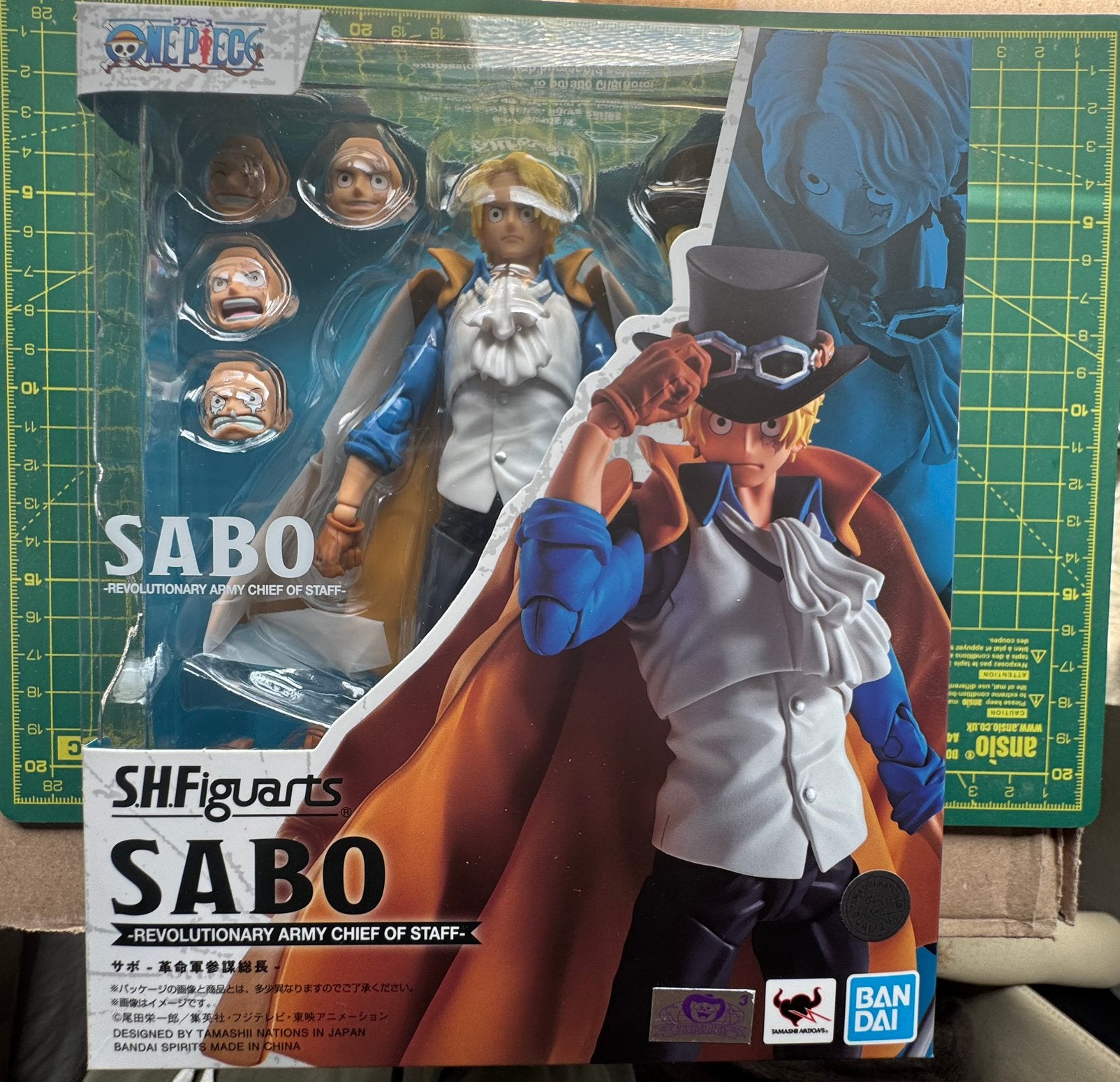 One Piece - S.H.Figuarts Sabo Revolutionary Army Chief, Ophalen of Verzenden, Nieuw