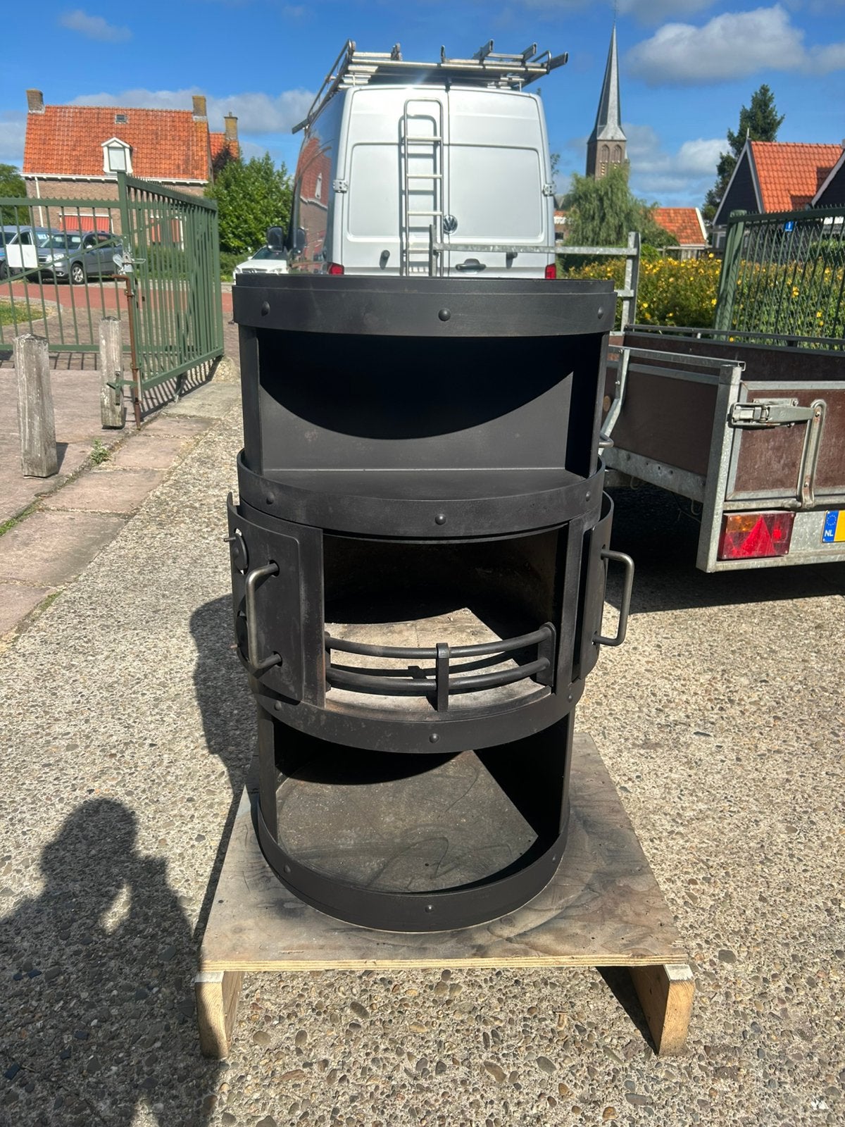 Houtkachel, Ophalen, Gebruikt, Houtkachel, Vrijstaand