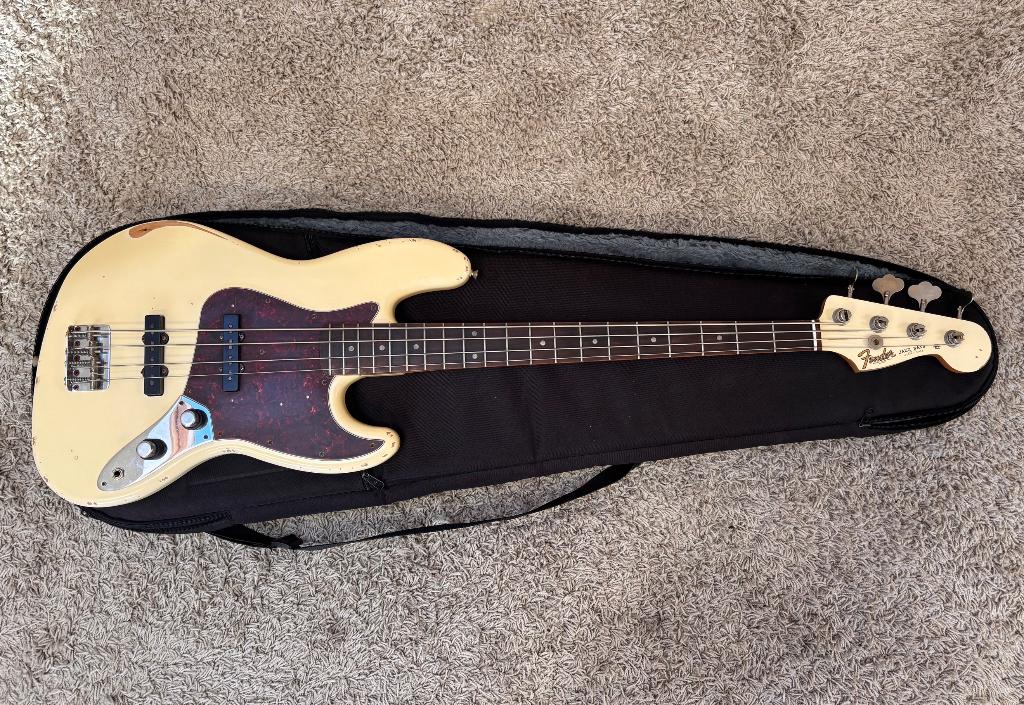 Fender 60th anniversary jazz bass, Ophalen of Verzenden, Gebruikt