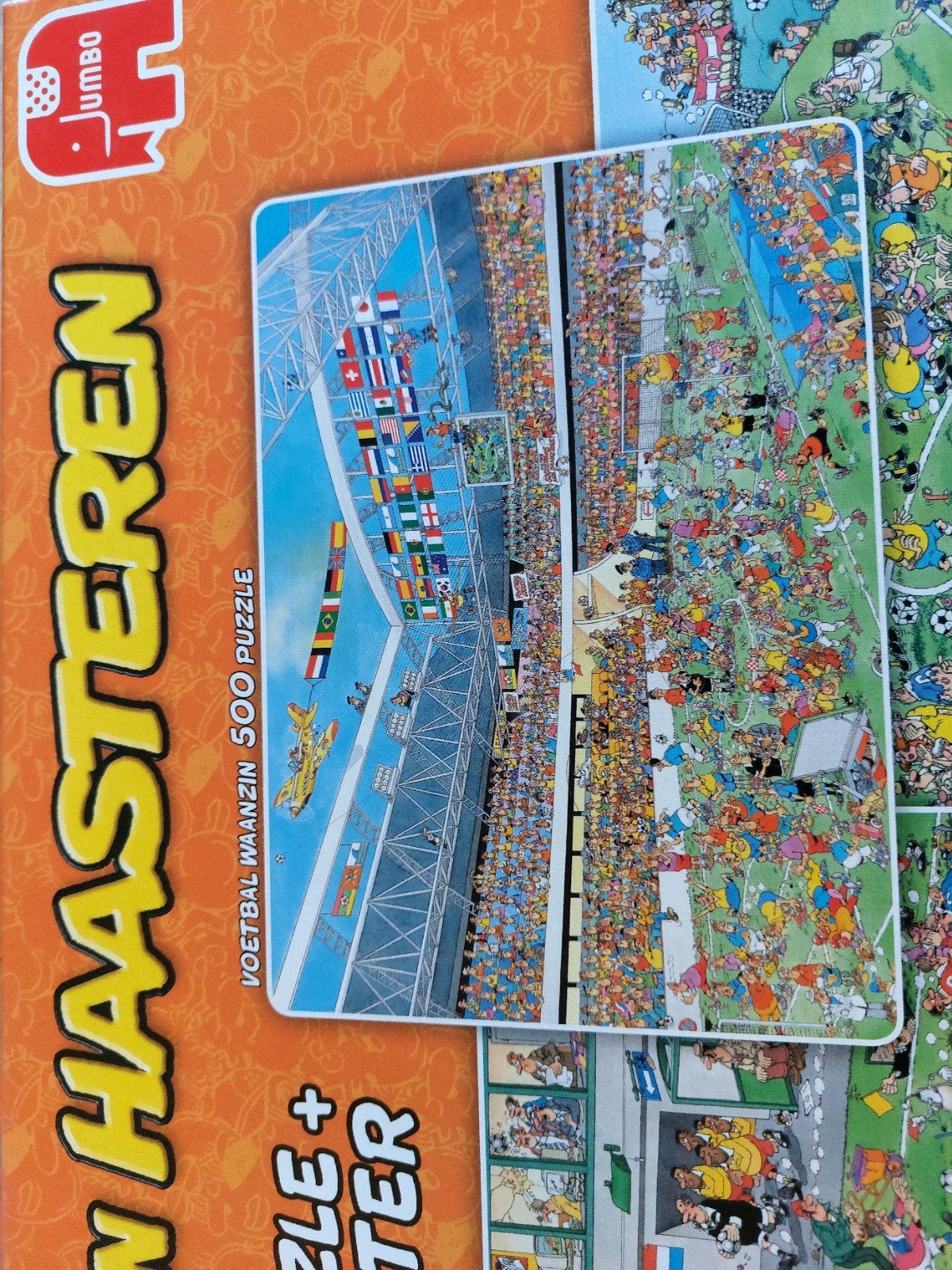 Jan van Haasteren voetbalpuzzel, Ophalen of Verzenden, 500 t/m 1500 stukjes, Zo goed als nieuw
