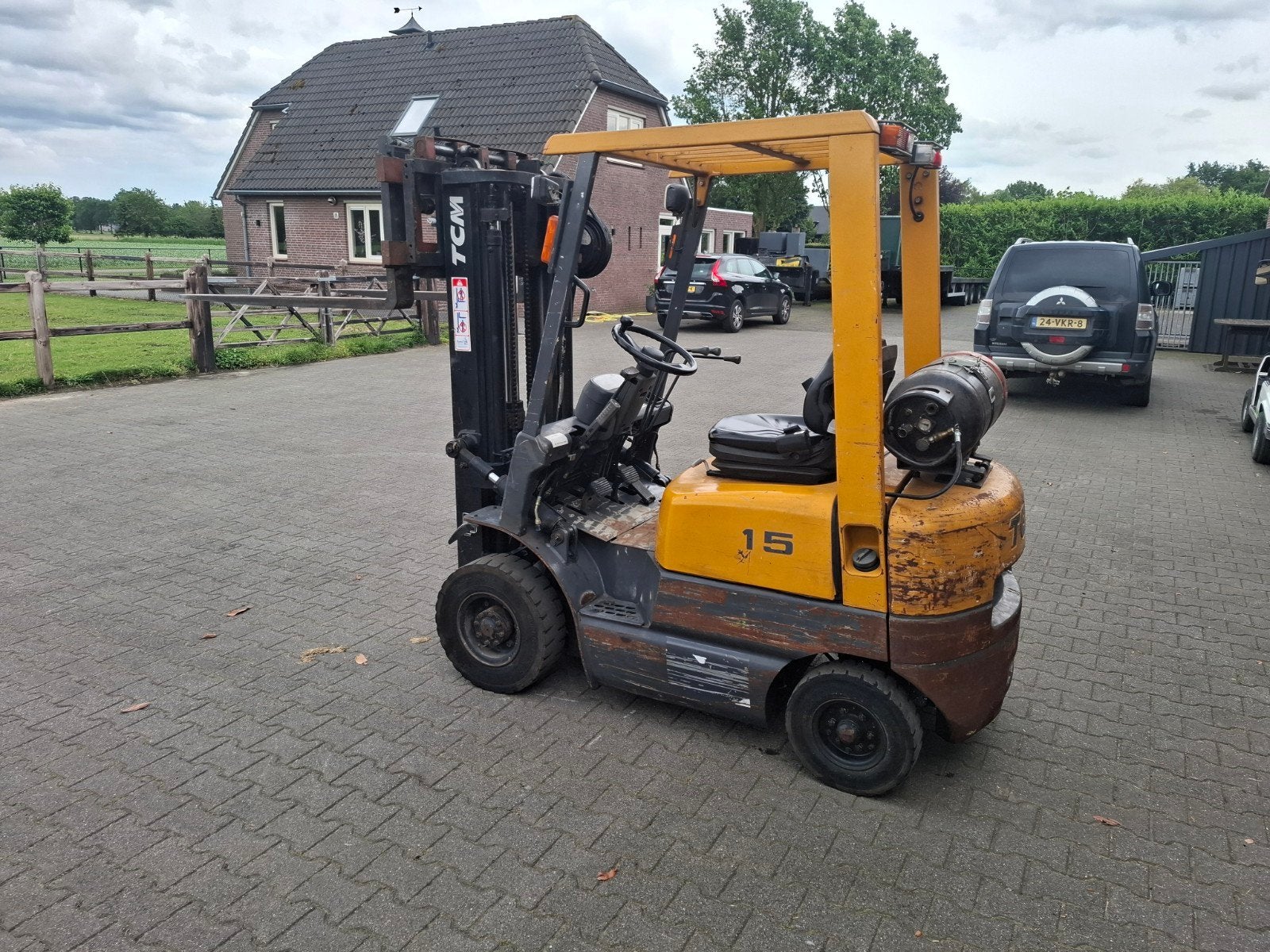 Tcm fg 15, Zakelijke goederen, Machines en Bouw | Heftrucks en Intern transport, LPG, Heftruck, Ophalen of Verzenden, 1000 tot 2000 kg