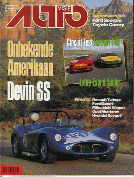 Autovisie 19 1992 : Ferrari F40 - Lotus Esprit Turbo - Ford, Boeken, Ophalen of Verzenden, Gelezen, Algemeen