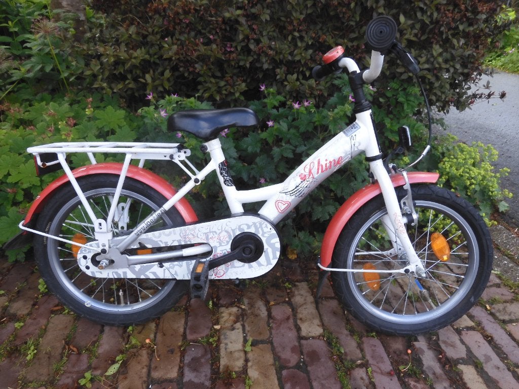 Superleuke 16 inch Loekie Shine meisjesfiets, Ophalen, Terugtraprem, Loekie, 16 tot 20 inch