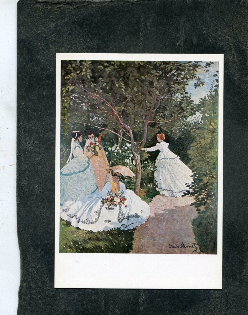 Ansicht Claude Monet - Au Jardin, Verzenden, 1980 tot heden, Ongelopen