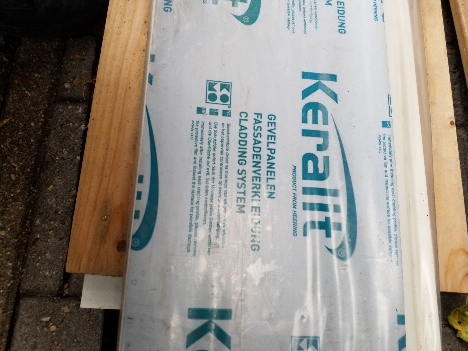 keralit delen wit, Doe-het-zelf en Verbouw, Isolatie en Afdichting, Overige materialen, Nieuw, 15 m² of meer, Ophalen