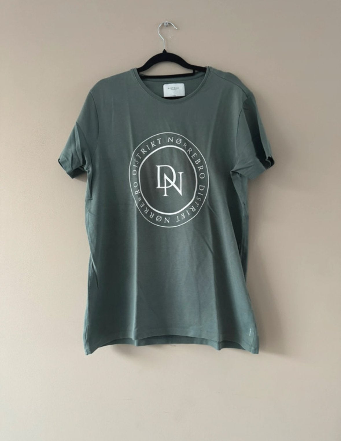 District Nørrebro T-shirt - Maat L heren, Verzenden, Gedragen, Maat 52/54 (L), Groen