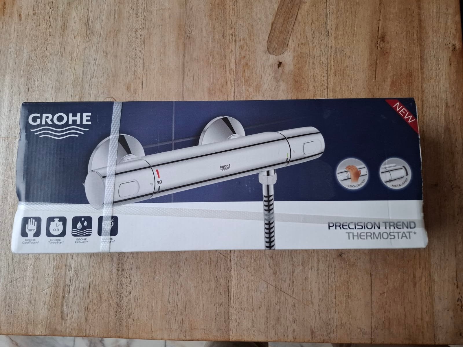 Grohe precision trend thermostatische douchekraan 120 mm, Ophalen of Verzenden, Nieuw
