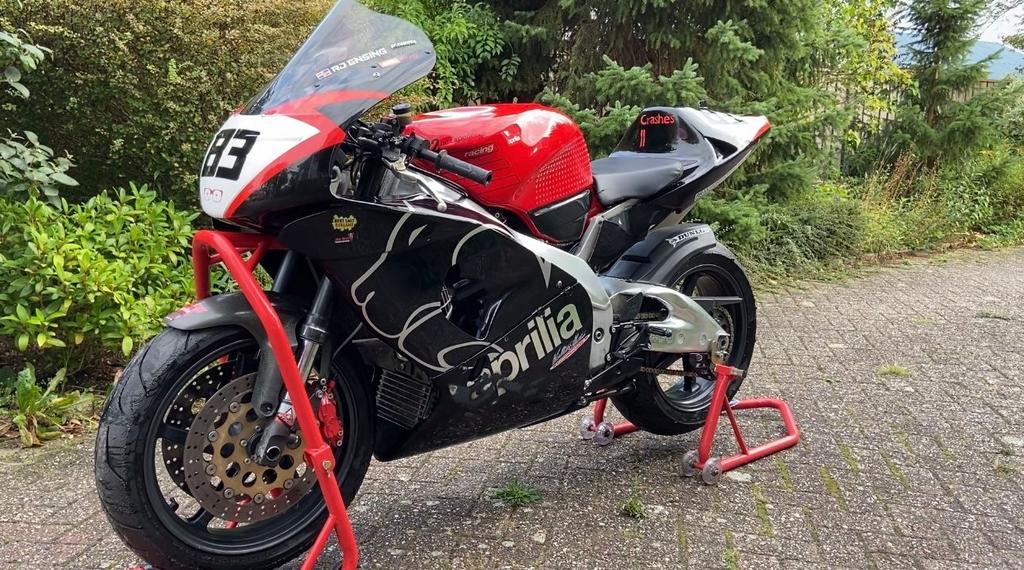 Aprilia RSV Mille Circuitmotor met veel onderdelen, Motoren, Motoren | Aprilia, 2 cilinders, Motorrijbewijs A, Gebruikt, Super Sport