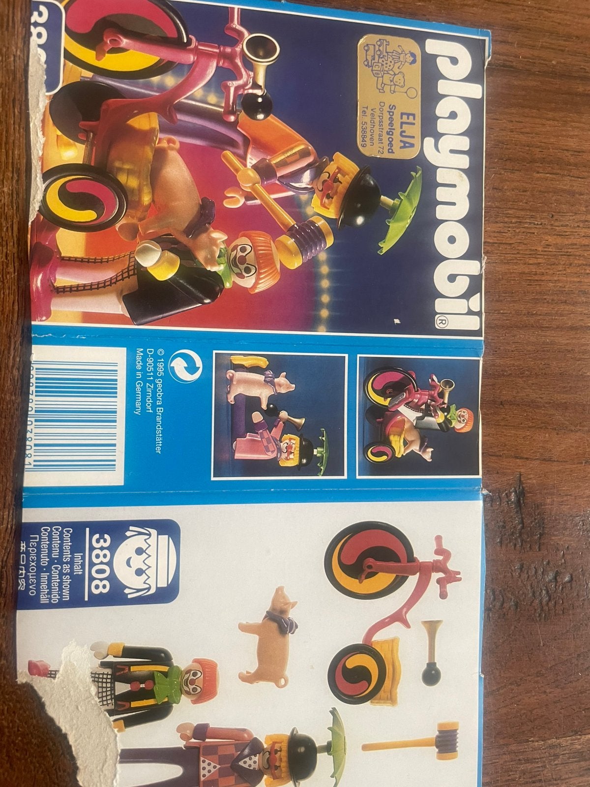 Playmobil 3808 Romani Circus Clowns met driewieler, Kinderen en Baby's, Ophalen of Verzenden, Zo goed als nieuw