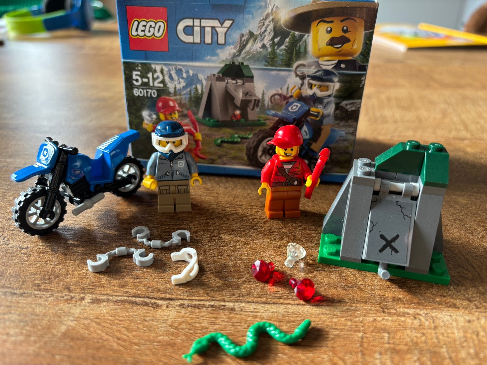 Lego City bergpolitie, City, Compleet, Lego, Ophalen of Verzenden