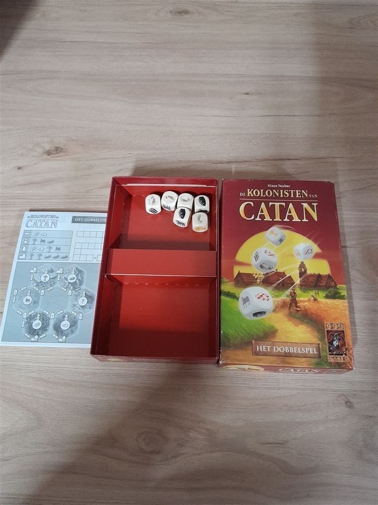 de kolonisten van catan dobbelspel - s3349, Verzenden, Zo goed als nieuw