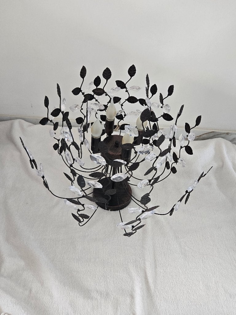 Decoratieve metalen kandelaars en lampen, Ophalen, Gebruikt, Decoratief, Klassiek, Sfeervol, E14 (klein)