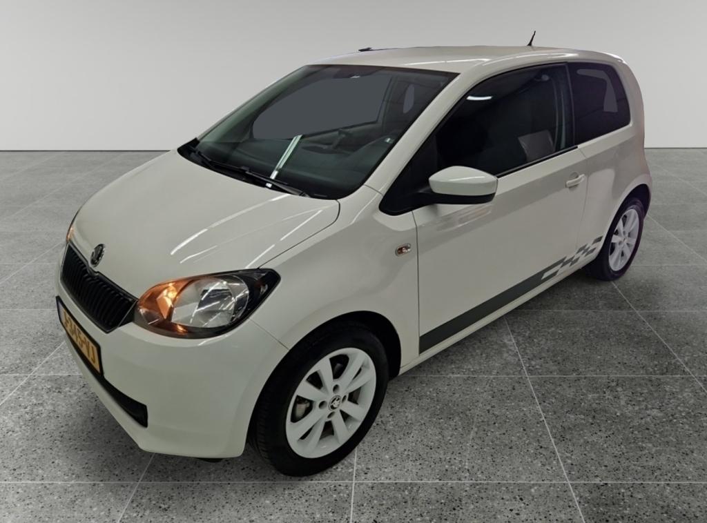 Skoda Citigo 1.0 Grt. Ambition ZEER NETJES,NAV,STOELVERWARMI, Auto's, Skoda, 21 km/l, Euro 5, Stof, Gebruikt