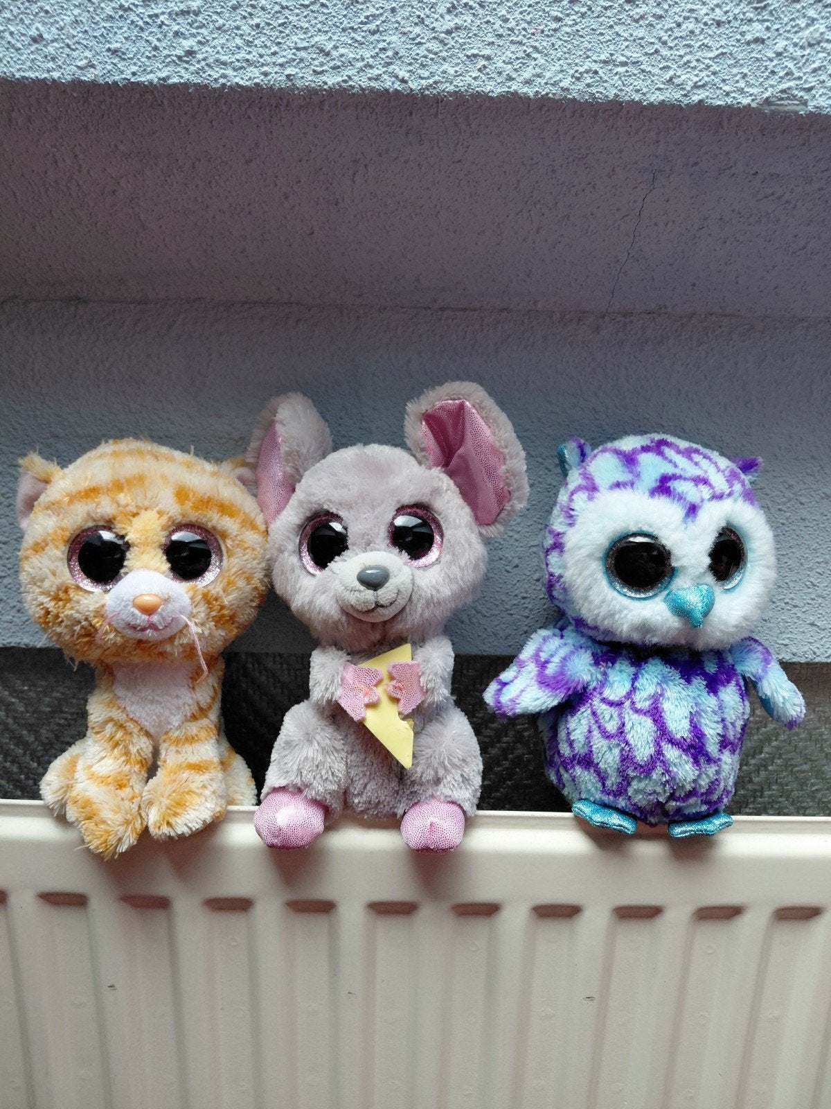Ty knuffels: Pinguïn, Kat, Muis, Uil en Leopard, Kinderen en Baby's, Overige typen, Ophalen of Verzenden, Meerkleurig, Klein (minder dan 20 cm)