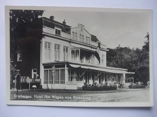 Q44 Driebergen - Hotel het Wapen van Rijsenburg - 1952, Verzenden, 1940 tot 1960, Ongelopen, Utrecht