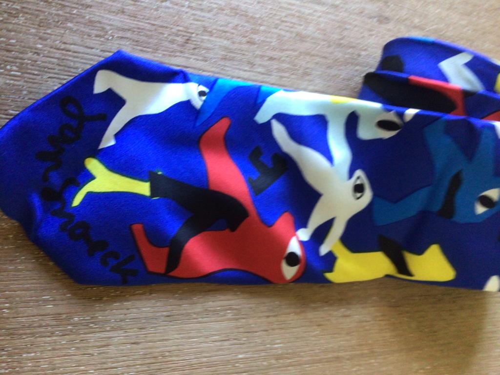Stropdas Jan Snoeck, Eerst Kamer. Collectors item., Ophalen of Verzenden, Zo goed als nieuw, Rood