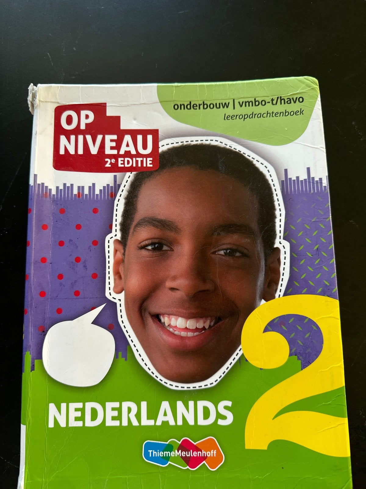 Schoolboek Nederlands “Op Niveau” vmbo-t/havo leeropdrachten, Boeken, Ophalen of Verzenden, Zo goed als nieuw, VMBO, Nederlands