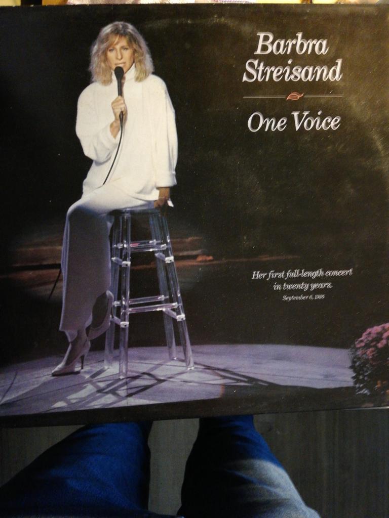 Barbra Streisand - One Voice LP Vinyl, Cd's en Dvd's, Vinyl | Pop, Ophalen of Verzenden, Gebruikt, 12 inch