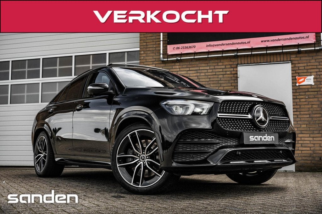 Mercedes GLE 350de 4MATIC Premium Plus|Pano|Bur.|HUD|Massage, Auto's, 4 cilinders, 320 pk, GLE, Zwart