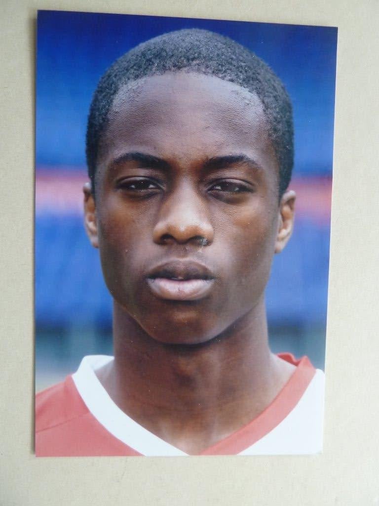 Foto.  Terence.Kongolo.   Feyenoord    10 x 15 cm, Ophalen of Verzenden, Zo goed als nieuw, Feyenoord, Overige typen