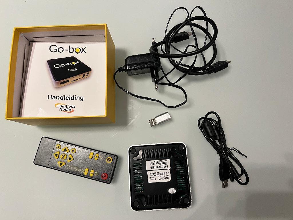 GoBox omzetting ondertiteling in spraak, Ophalen of Verzenden, Zo goed als nieuw