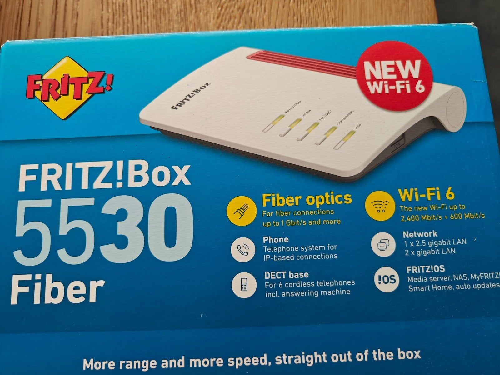 FRITZ!Box 5530 Fiber router, Ophalen of Verzenden, Zo goed als nieuw