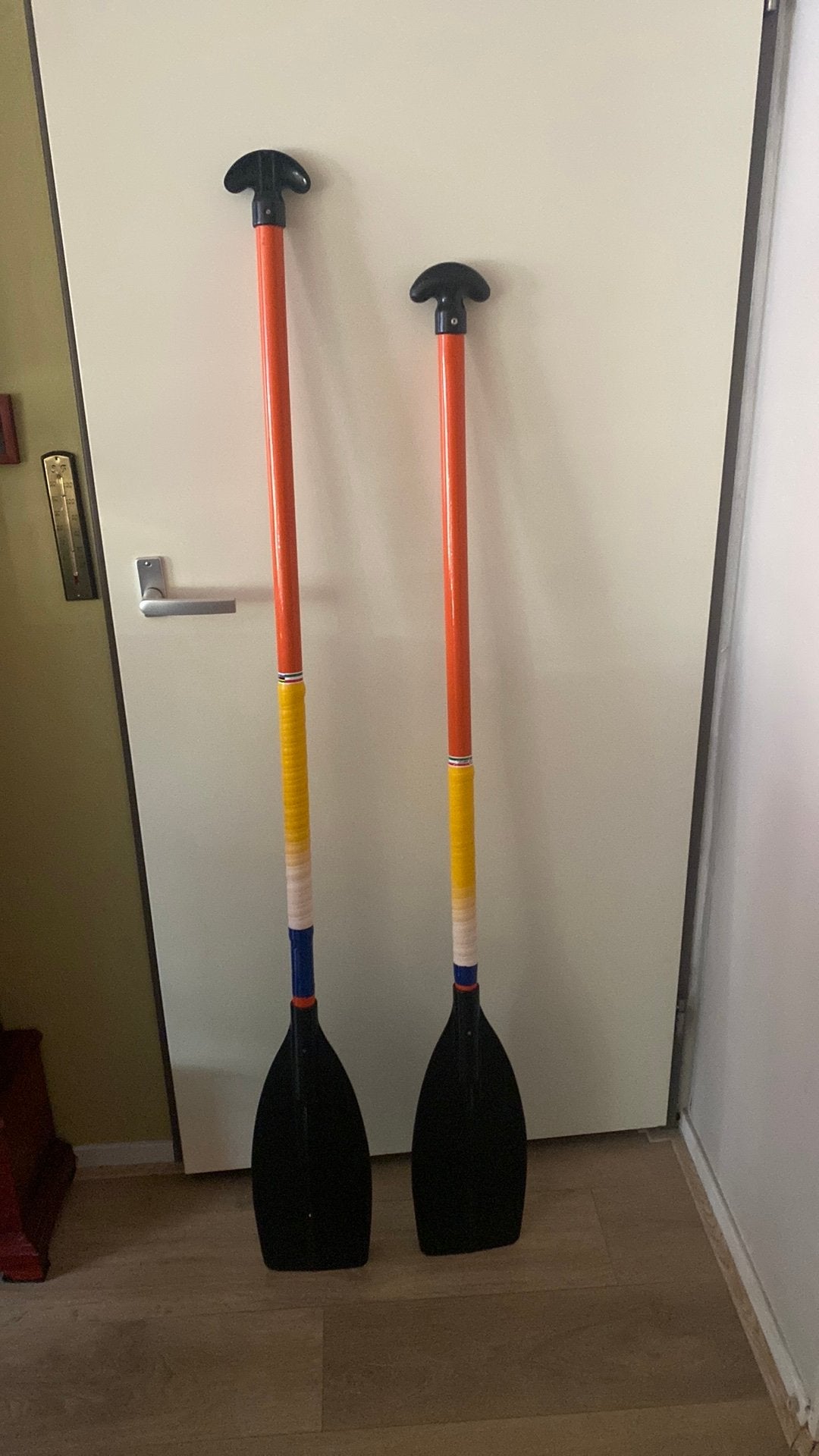 Raft- en/of Canadese-kano steekpeddels/pagaaien., Ophalen, Gebruikt, Enkelbladige peddel