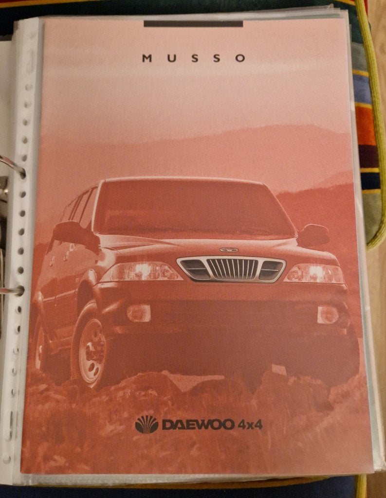 Folders Daewoo, Ophalen of Verzenden, Zo goed als nieuw, Overige merken