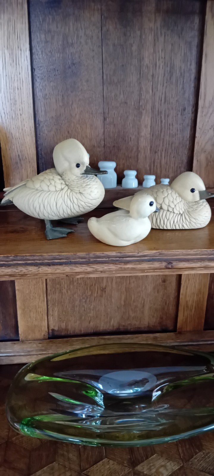 3 Oude beeldjes,  Malevolti eendjes., Ophalen of Verzenden