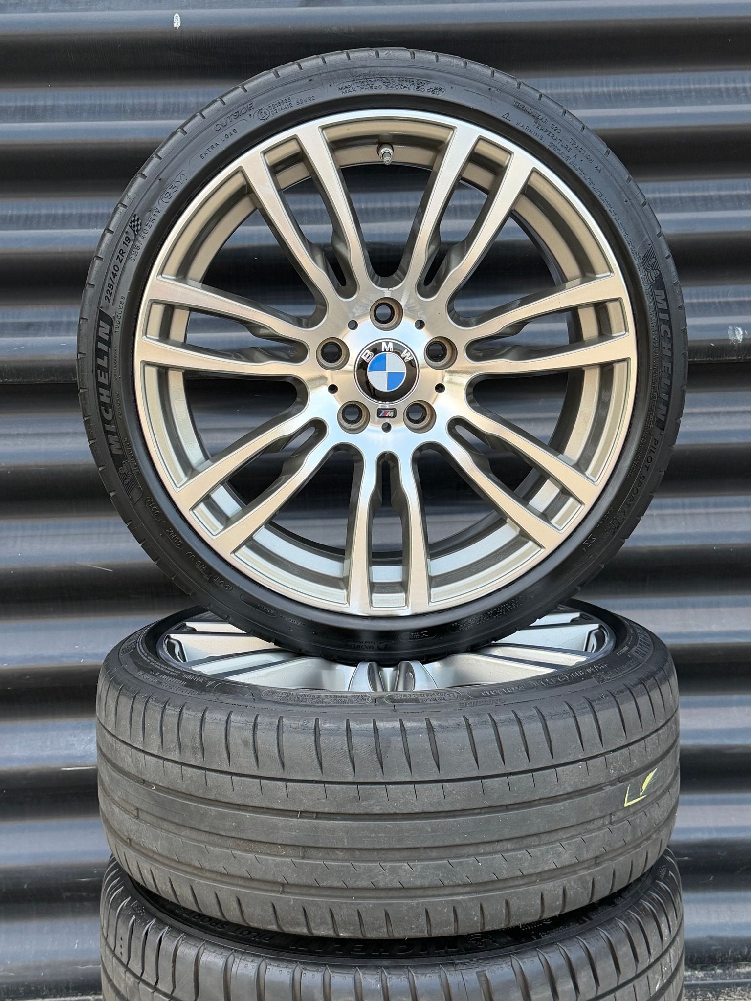 19” Orig Bmw Styl 403M F30 F31 F36 F32 Velgen  Banden, Gebruikt, -, -, Banden en Velgen