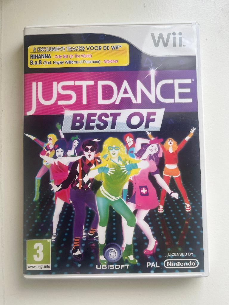 Nintendo Wii, Just dance best of, Spelcomputers en Games, Spelcomputers | Nintendo Wii, Ophalen of Verzenden, Zo goed als nieuw