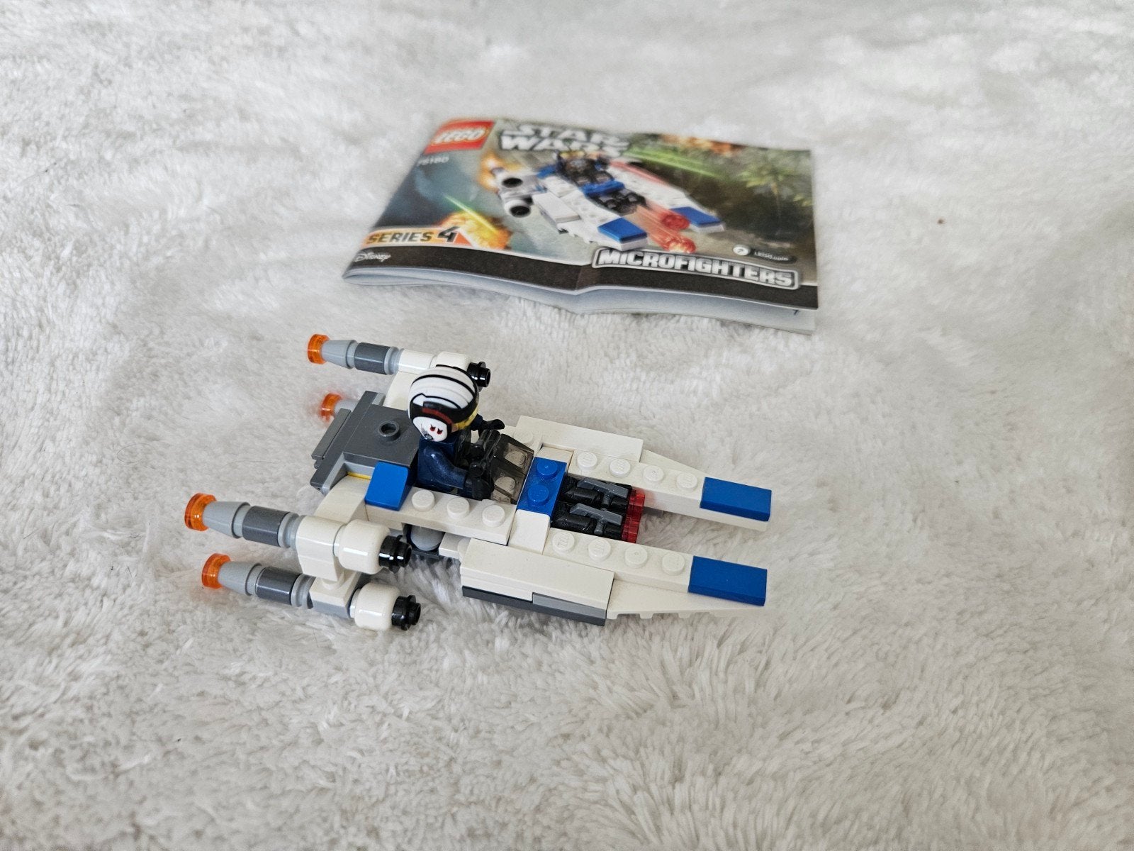LEGO Star Wars 75160 + 75161 Microfighters met boekjes, Star Wars, Lego, Ophalen of Verzenden, Zo goed als nieuw