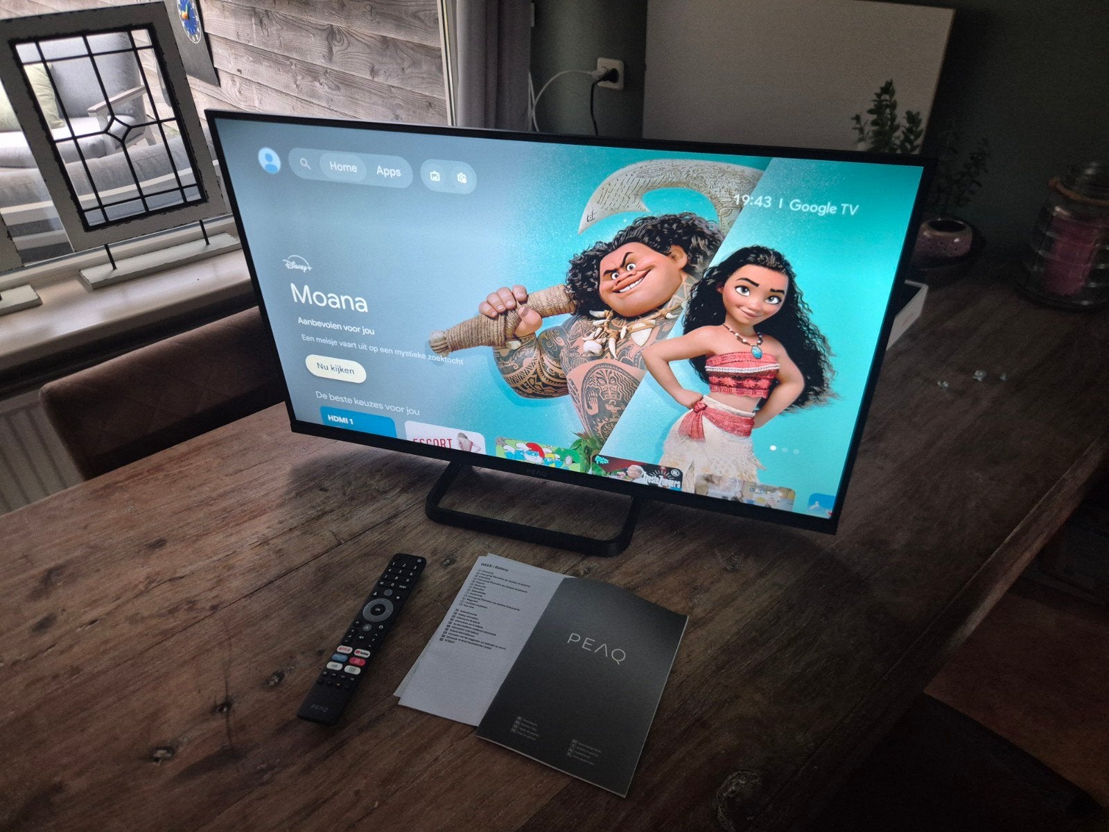 PEAQ 32 inch LED SMART TV PTV 32GF-5024C, Audio, Tv en Foto, Televisies, Overige merken, LED, Ophalen of Verzenden, Zo goed als nieuw