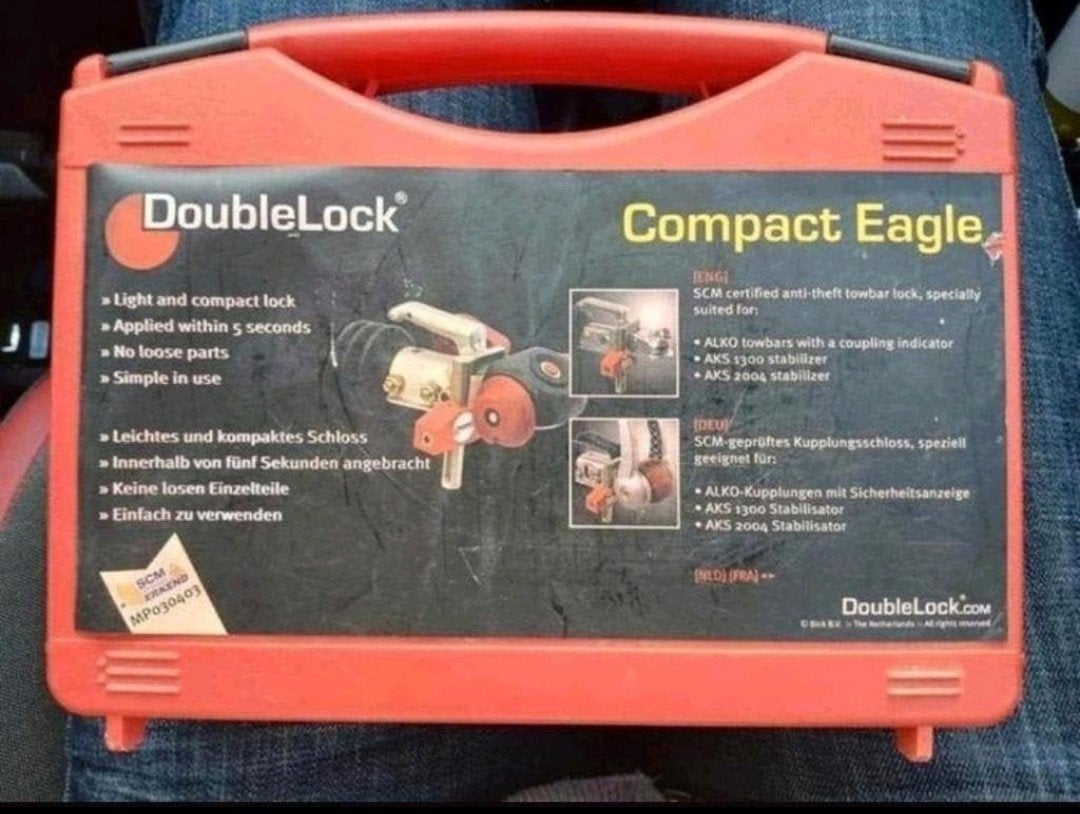 DoubleLock Compact Eagle anti-diefstal slot VASTE PRIJS ZGAN, Ophalen of Verzenden, Zo goed als nieuw