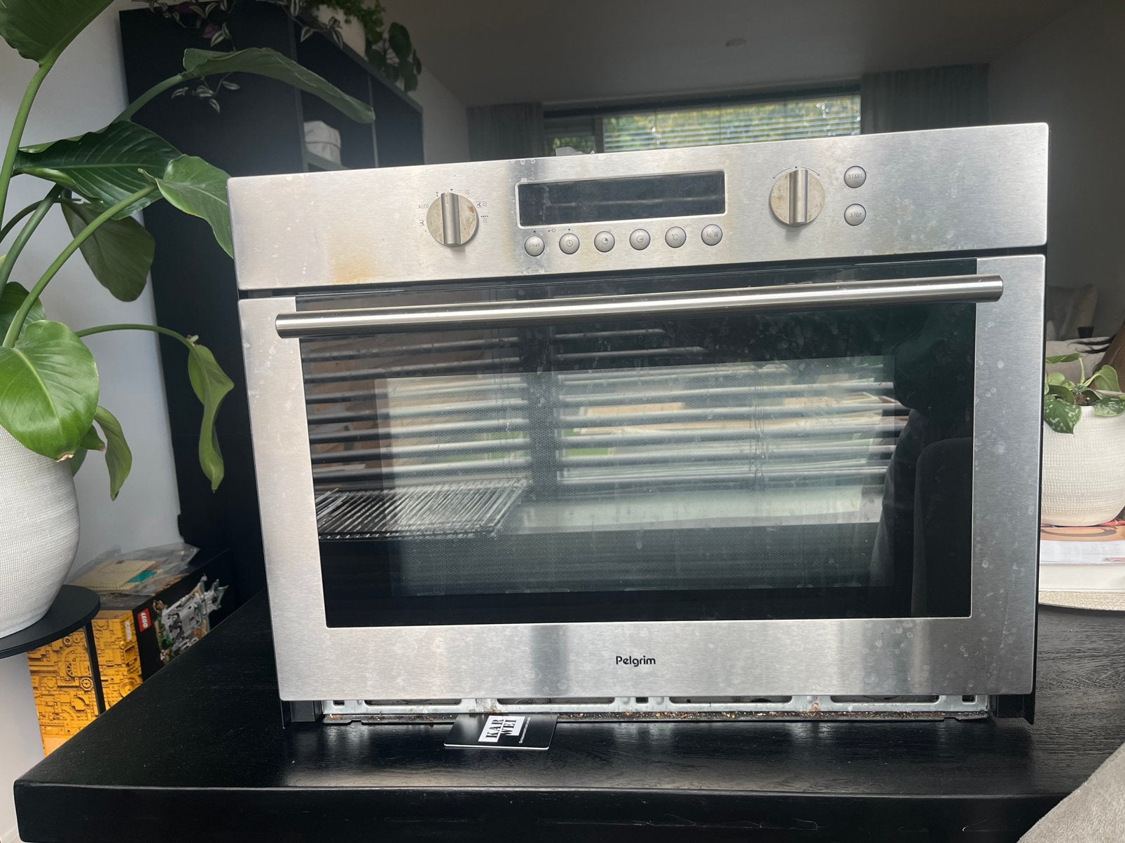 Inbouw combi-magnetron Pelgrim MAG694RVS, Ophalen, Gebruikt